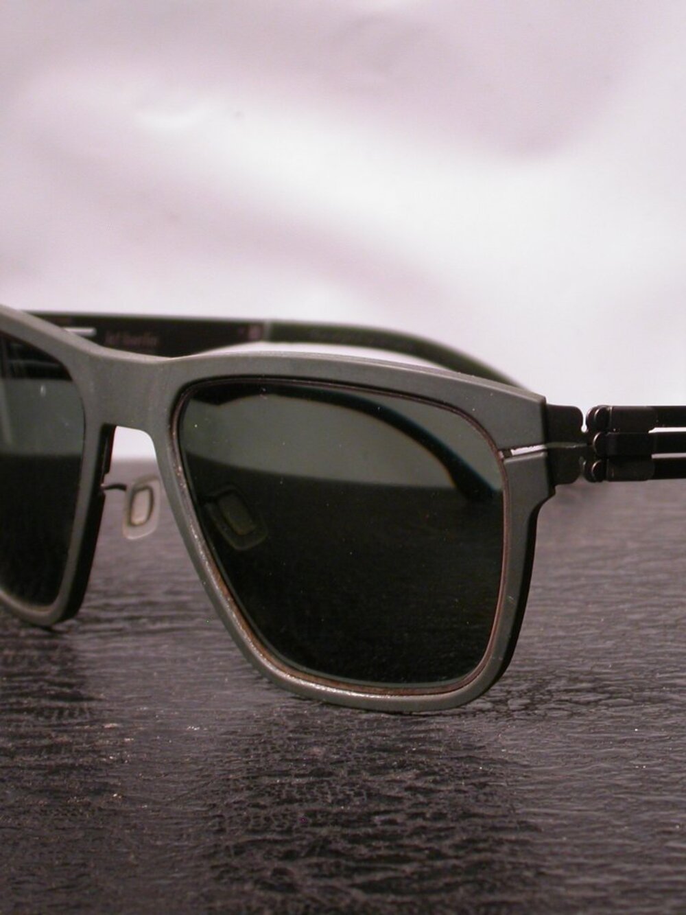 IC! Berlin Bloc Modern Green Sunglasses Made in Germany  FRAME ONLY